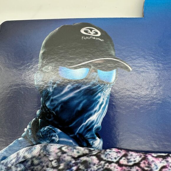 Flying Fisherman Sun Bandit Protective Headwear Neck Gaiter, OSFM, Steel Head - Picture 5 of 8